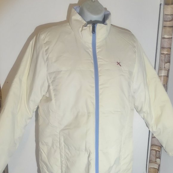 ZeroXposur White zipper front lined jacket in size X-small - Picture 4 of 15